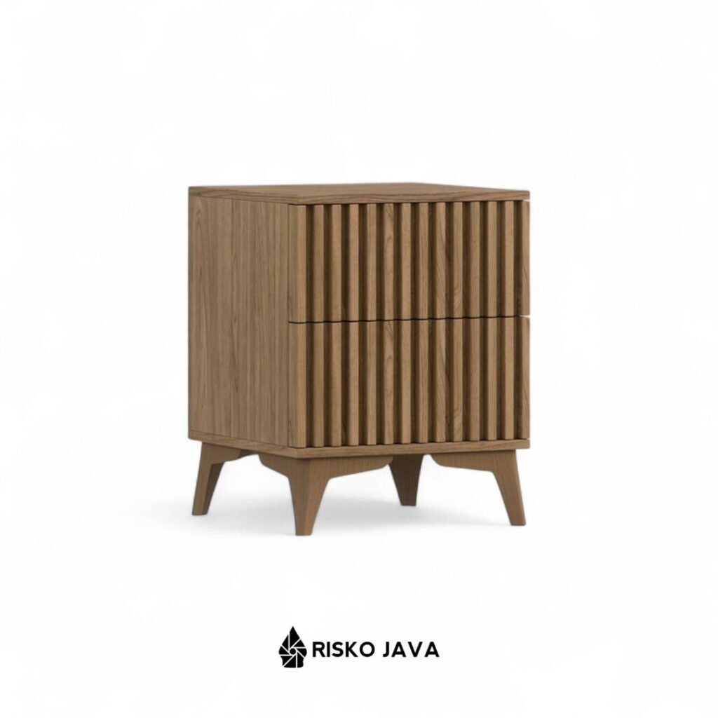 ANGORI – Nakas Laci Kayu Jati / Bedside Table Minimalis / Meja Samping ...