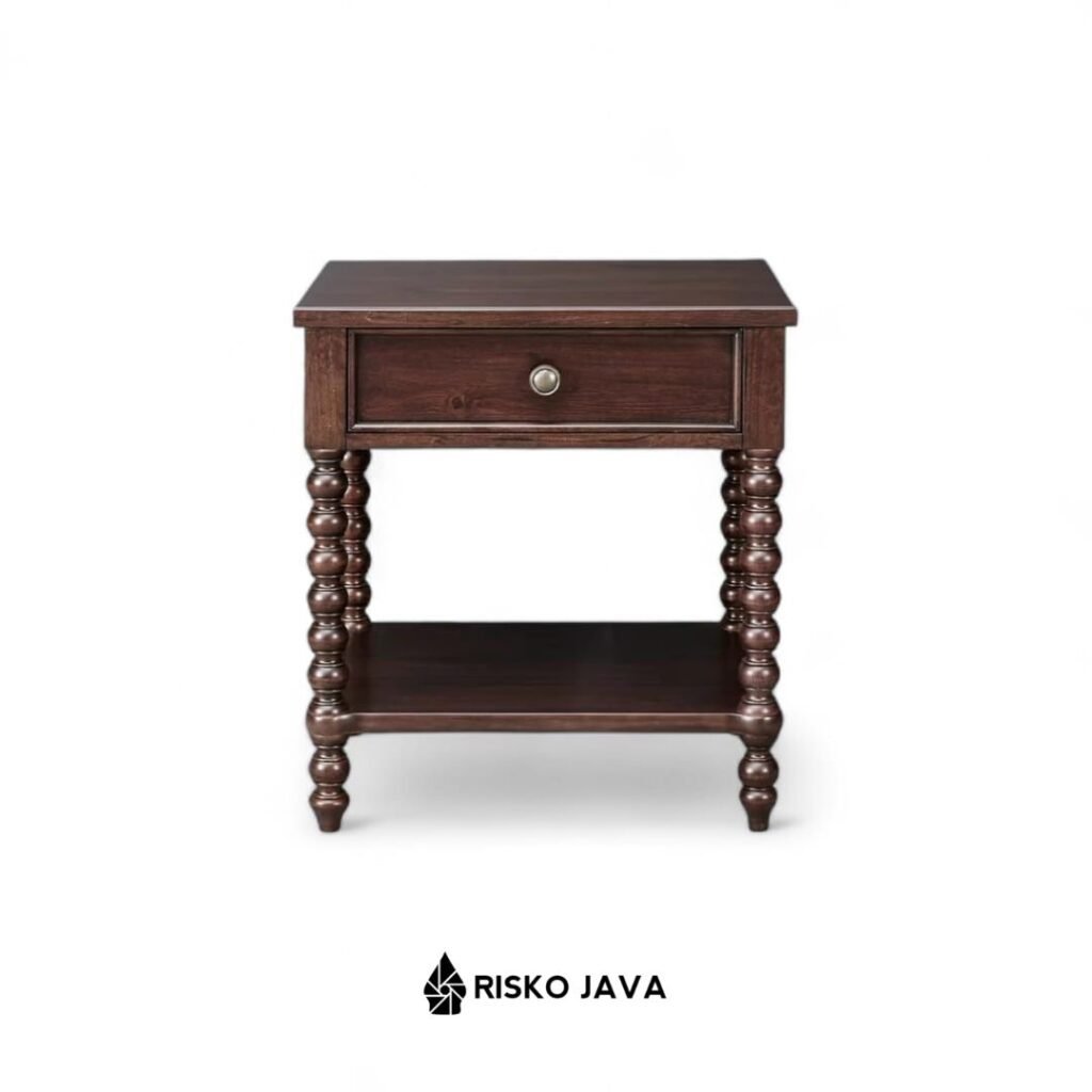BOUZAIDI – Nakas Kayu Jati / Bedside Table Minimalis / Meja Samping ...
