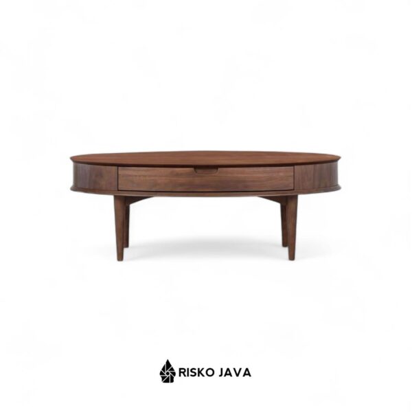 STUBBS - Meja Ruang Tamu / Meja Kayu Jati Laci Penyimpanan / Coffe Table Minimalis