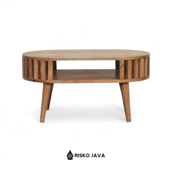 COLEMAN - Meja Ruang Tamu / Meja Kayu Jati Ruang Penyimpanan / Coffe Table Minimalis