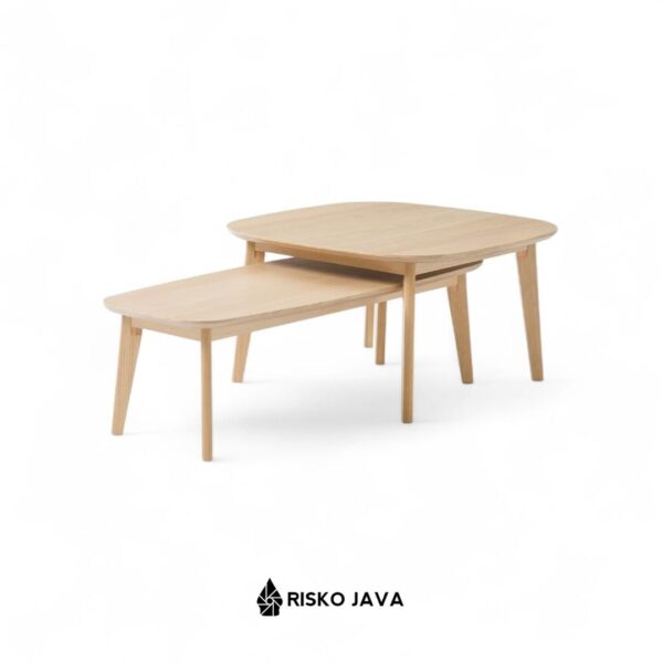 CROASDALE - Meja Ruang Tamu / Meja Kayu Jati / Coffee Table Minimalis