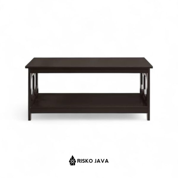 ARMANI - Meja Ruang Tamu / Meja Kayu Jati Persegi Panjang / Coffe Table Minimalis