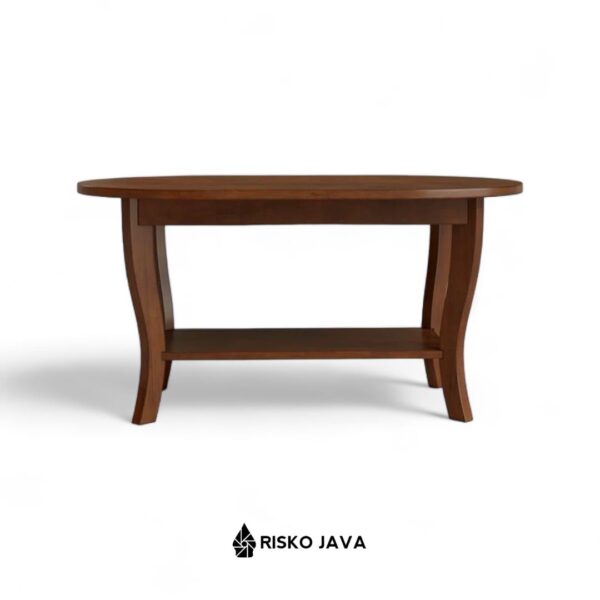 ANDREWS - Meja Ruang Tamu / Meja Kayu Jati Ruang Penyimpanan / Coffe Table Minimalis