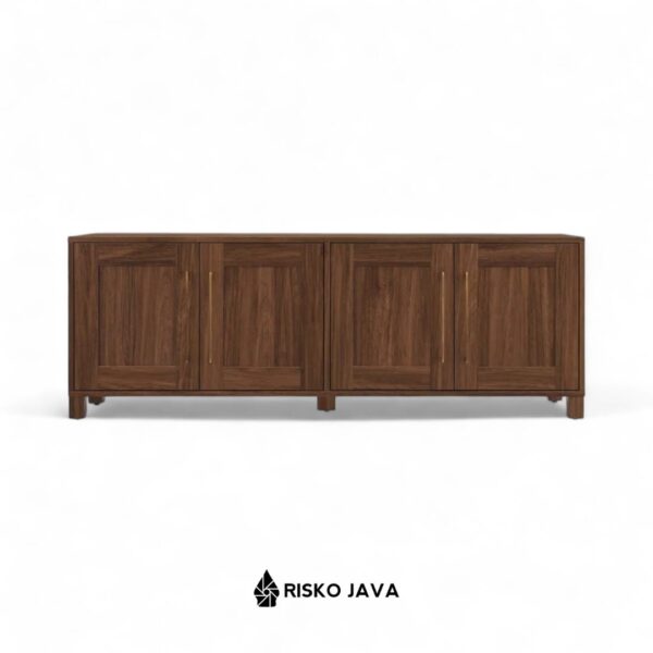 KLEFISCH - Meja Tv Kayu Jati / Bufet Tv Minimalis / Cabinet Tv Ruang Penyimpanan
