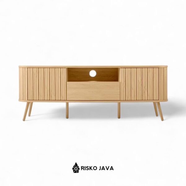 SZABO - Meja Tv Kayu Jati / Rak Tv Ruang Penyimpanan / Cabinet Tv Minimalis Retro