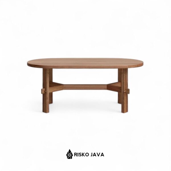 BASS - Meja Ruang Tamu / Meja Tamu Kayu Jati / Coffee Table Minimalis