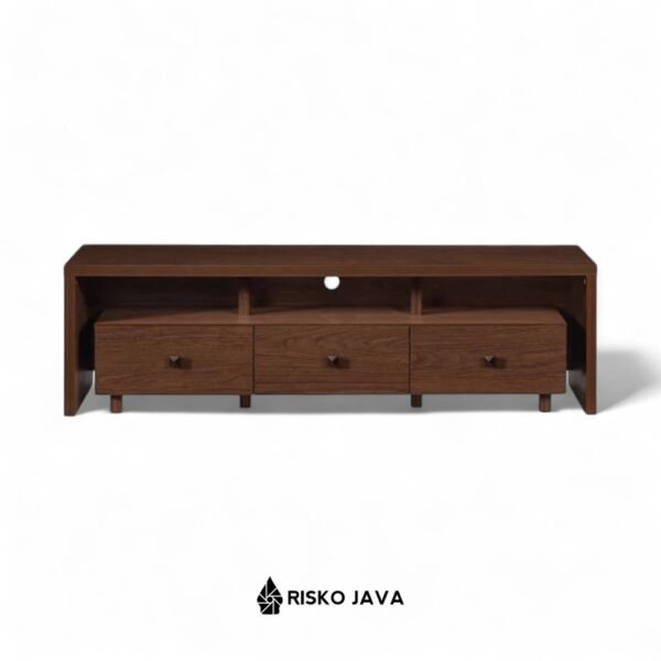 SIDNEY - Meja Tv Laci Penyimpanan / Cabinet Tv Kayu Jati / Rak Tv Minimalis Modern