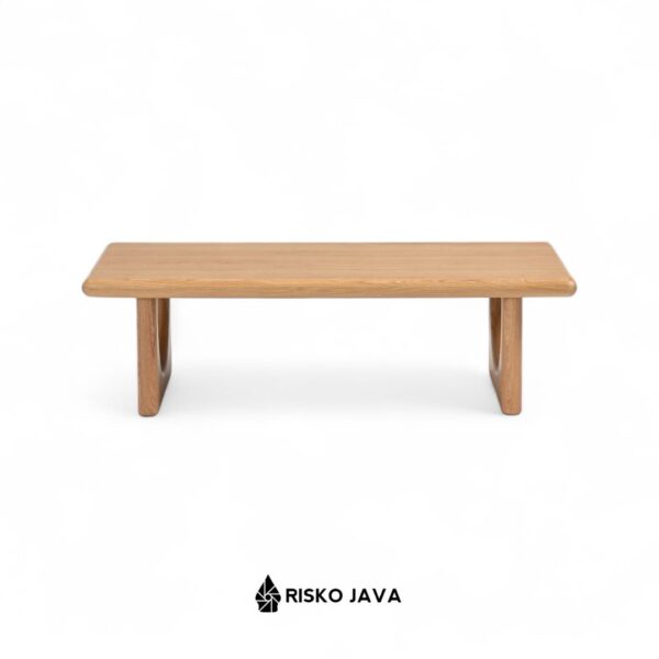 STOCKLEY - Meja Ruang Tamu / Meja Kayu Jati Persegi Panjang / Coffee Table Minimalis