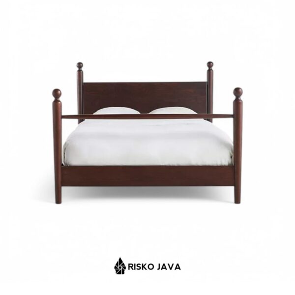 KONDO - Dipan Kayu Jati / Ranjang Dipan Minimalis / Rangka Dipan Tempat Tidur