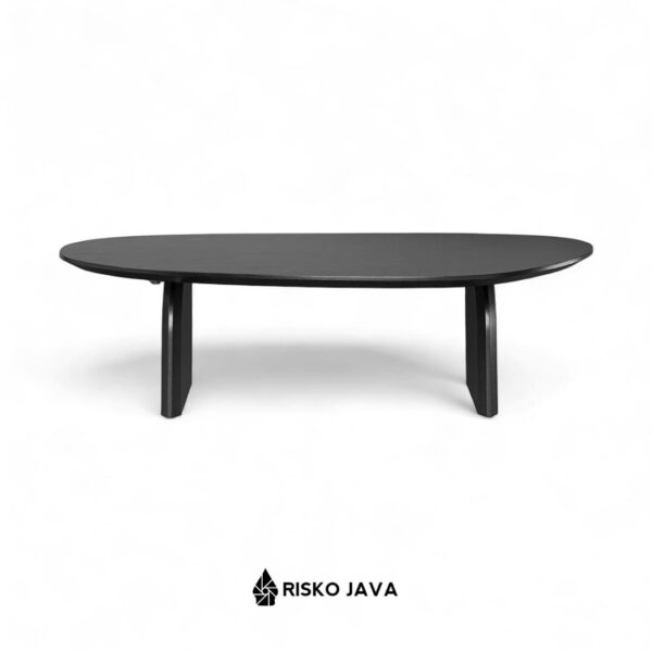 ROSENBOOM - Meja Kayu Jati / Coffe Table Minimalis Natural Black / Meja Ruang Tamu
