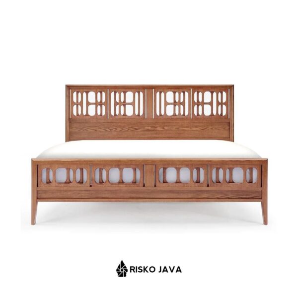 CARYA - Rangka Dipan Kayu Jati / Rangka Dipan Minimalis Modern / Dipan Tempat Tidur Modern
