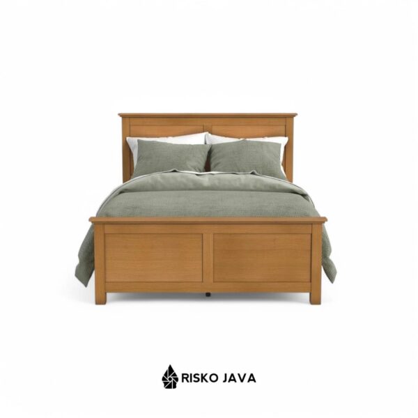 QUEMPER - Ranjang Dipan Kayu Jati / Dipan Tempat Tidur / Rangka Dipan Minimalis
