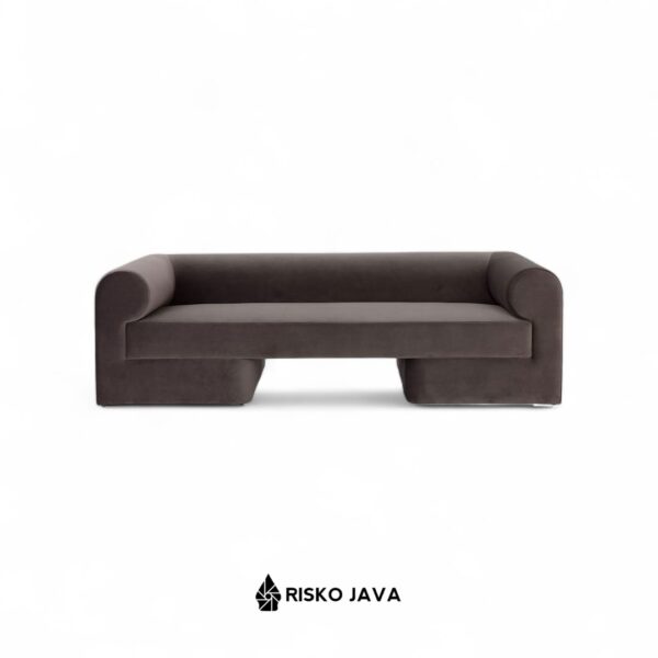 HIRVING - Sofa Kayu Jati / Sofa Minimalis Seater 4 / Sofa Ruang Tamu