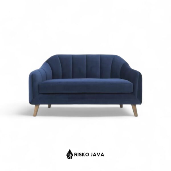 WALTER - Sofa Kayu Jati / Sofa Ruang Tamu / Sofa Seater 2 Minimalis