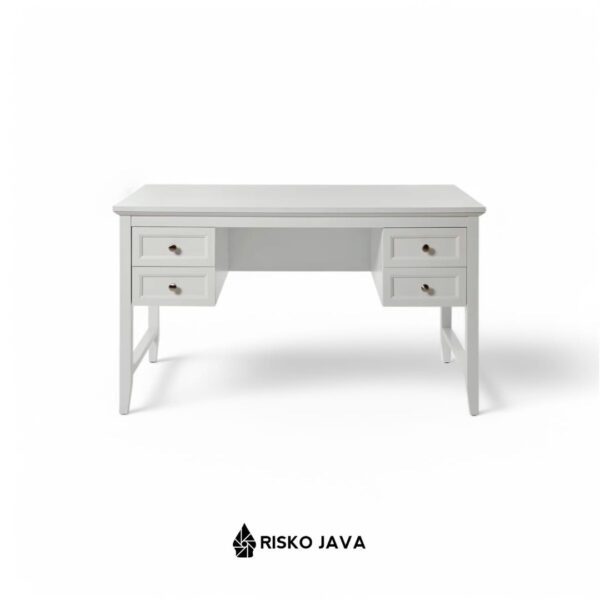 MEIJERS - Meja Belajar Kayu Jati / Meja Minimalis Duco / Meja Ruang Penyimpanan