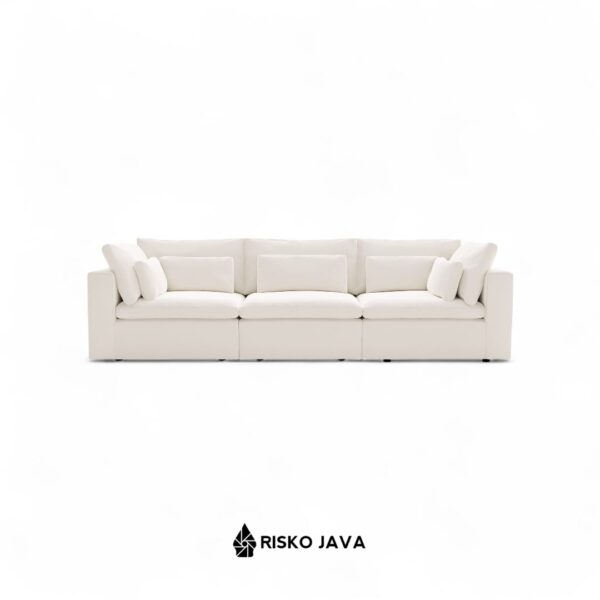 BLAKE - Sofa Kayu Jati / Sofa Minimalis Seater 3 / Sofa Ruang Tamu