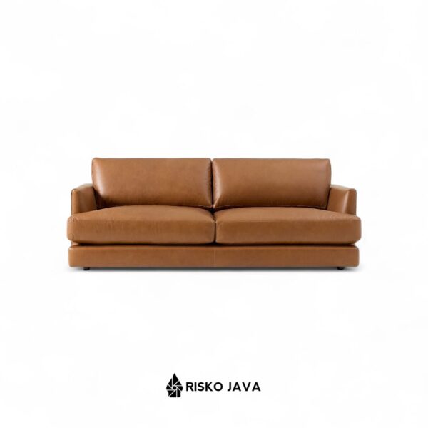 YOANN - Sofa Kayu Jati / Sofa Seater 2 Minimalis / Sofa Ruang Tamu