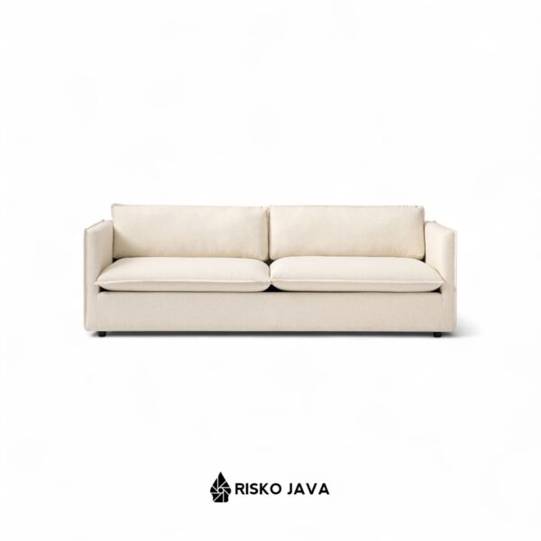 PAXTEN - Sofa Kayu Jati / Sofa Minimalis Seater 2 / Sofa Ruang Tamu