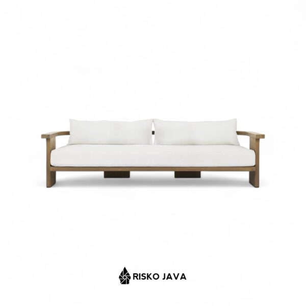 ENGWANDA - Sofa Rangka Kayu Jati / Sofa Seater 4 Minimalis / Sofa Outdoor