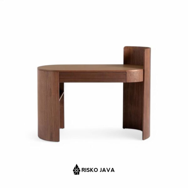 EITING - Meja Belajar Kayu Jati / Meja Laci Penyimpanan / Meja Kerja Minimalis