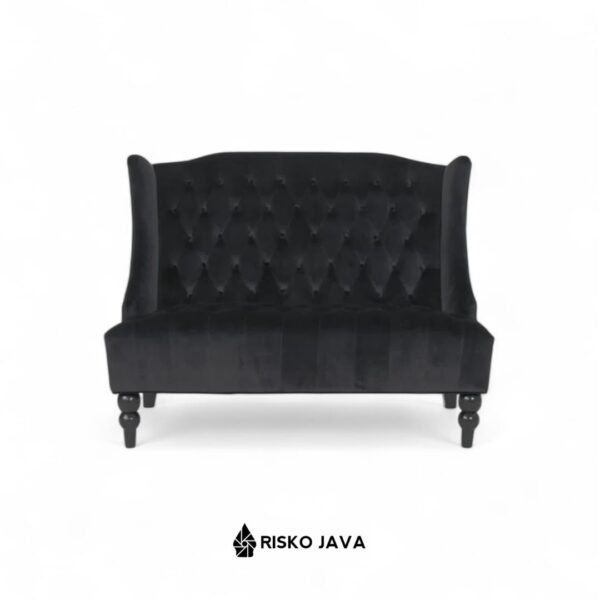 RICK - Sofa Chesterfield Seater 2 / Sofa Kayu Jati / Sofa Ruang Tamu Minimalis