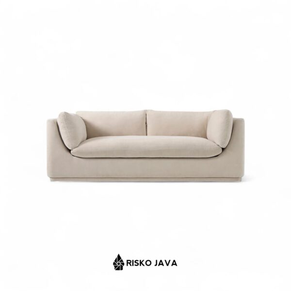 ROMENY - Sofa Kayu Jati / Sofa Seater 3 Minimalis / Sofa Ruang Tamu