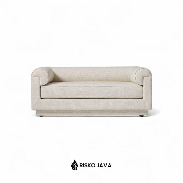 BAKKER - Sofa Kayu Jati / Sofa Ruang Tamu / Sofa Minimalis Seater 2