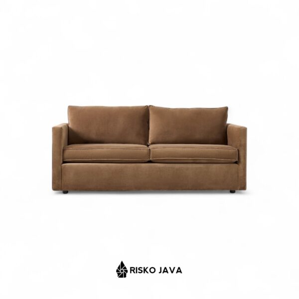 TAHIRI - Sofa Kayu Jati / Sofa Ruang Tamu Seater 2 / Sofa Minimalis