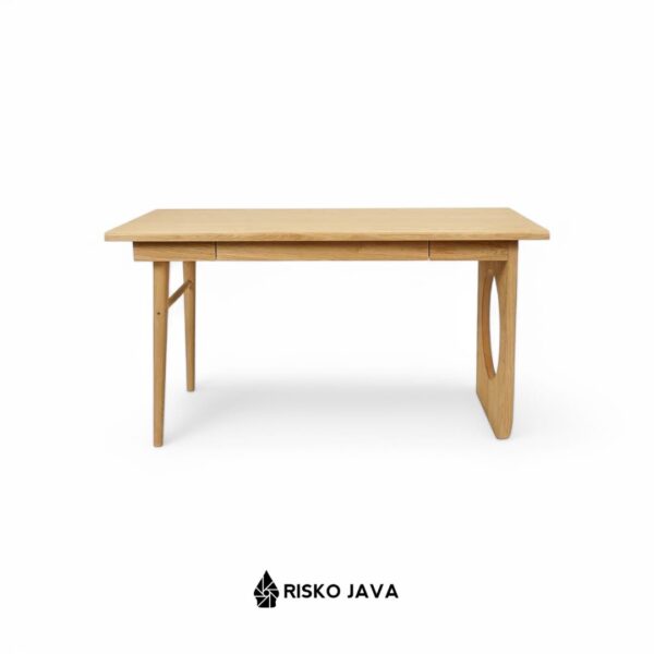 KACPER - Meja Belajar Kayu Jati / Meja Laci Penyimpanan / Meja Kerja Minimalis