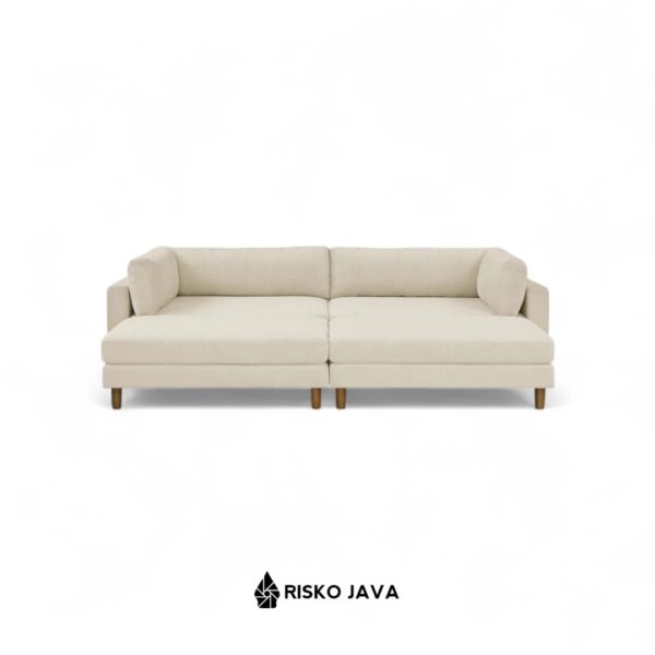 ROBINET - Sofa Bed Kayu Jati / Sofa Multifungsi Minimalis / Sofa Ruang Tamu