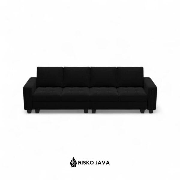 DEST - Sofa Kayu Jati / Sofa Seater 4 Minimalis / Sofa Ruang Tamu